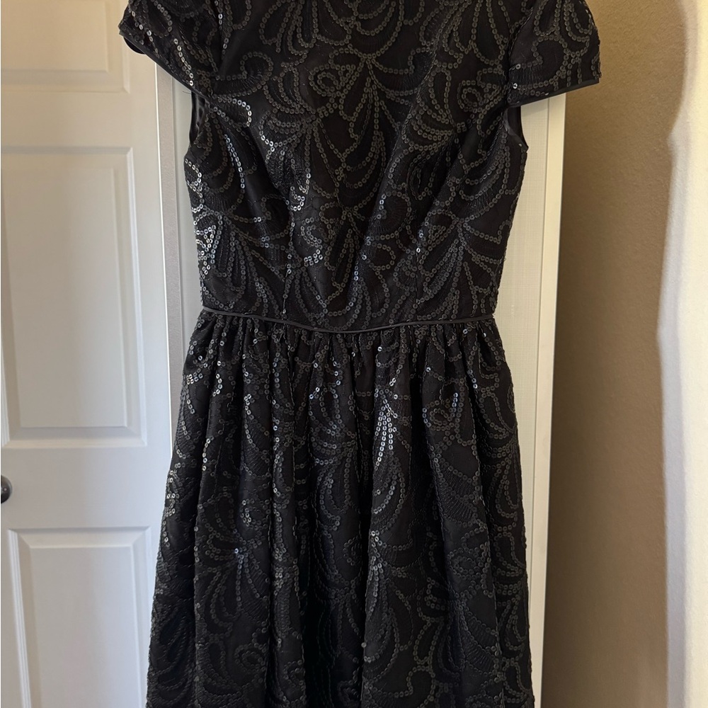 Jill Stuart Black Sequin Mini Dress Size 0